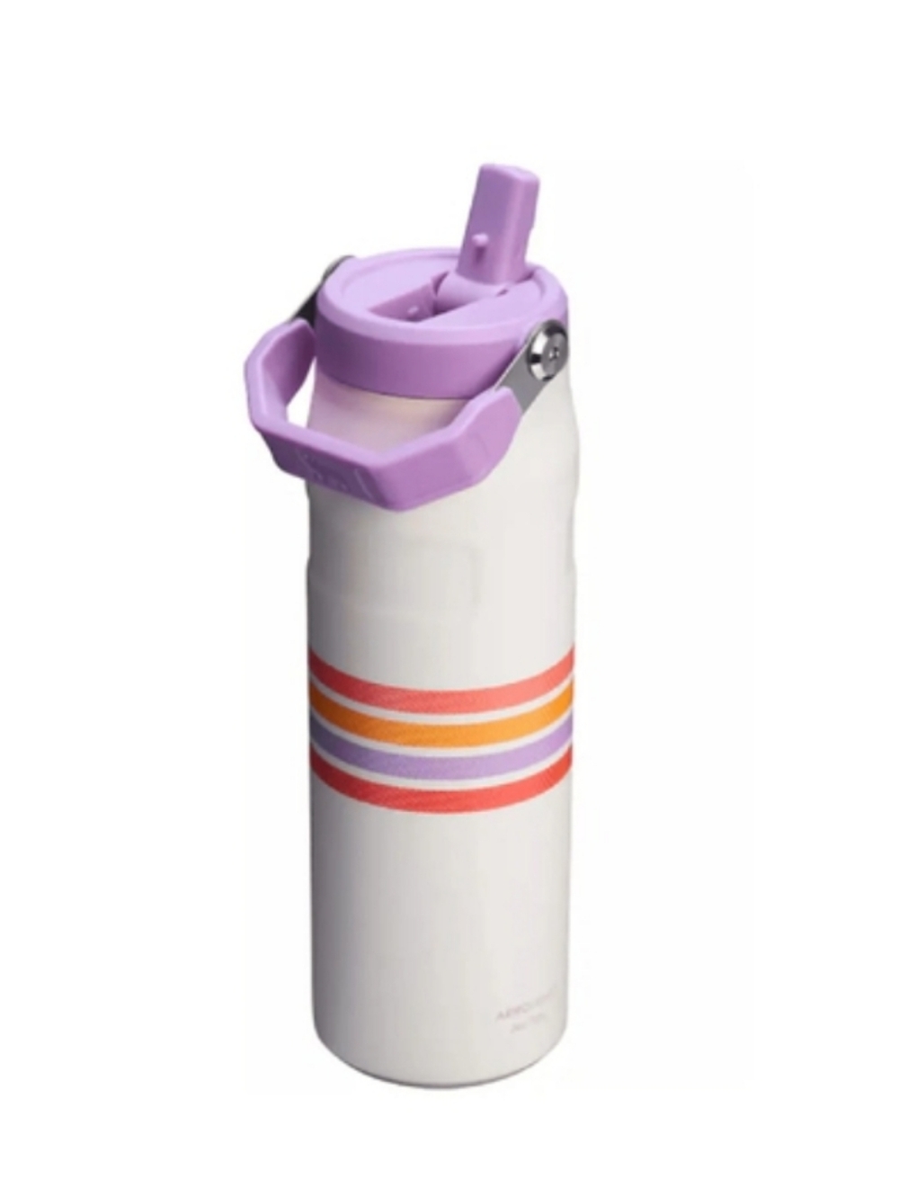 Stanley The Varsity Iceflow Aerolight Bottle Flip Straw- Lilac Stripe